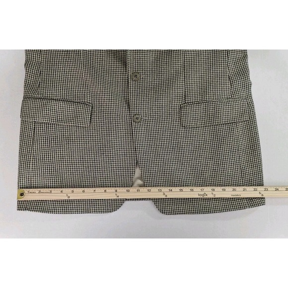 Chaps Ralph Lauren Men's Houndstooth Silk Wool Blazer 42R - Picture 14 of 16